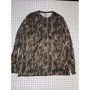 Vapor Apparel Men’s 3XL Hunting Fishing Shirt Long Sleeve Green Brown Camouflage